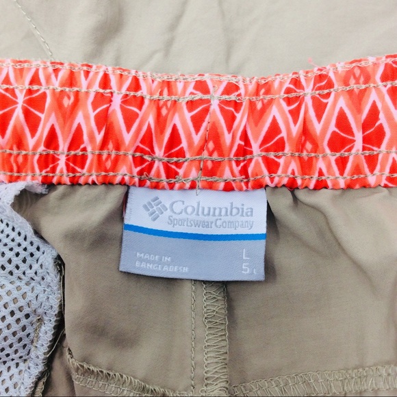 Columbia Drawstring Outdoor Tan Short Size (L) - Picture 5 of 7